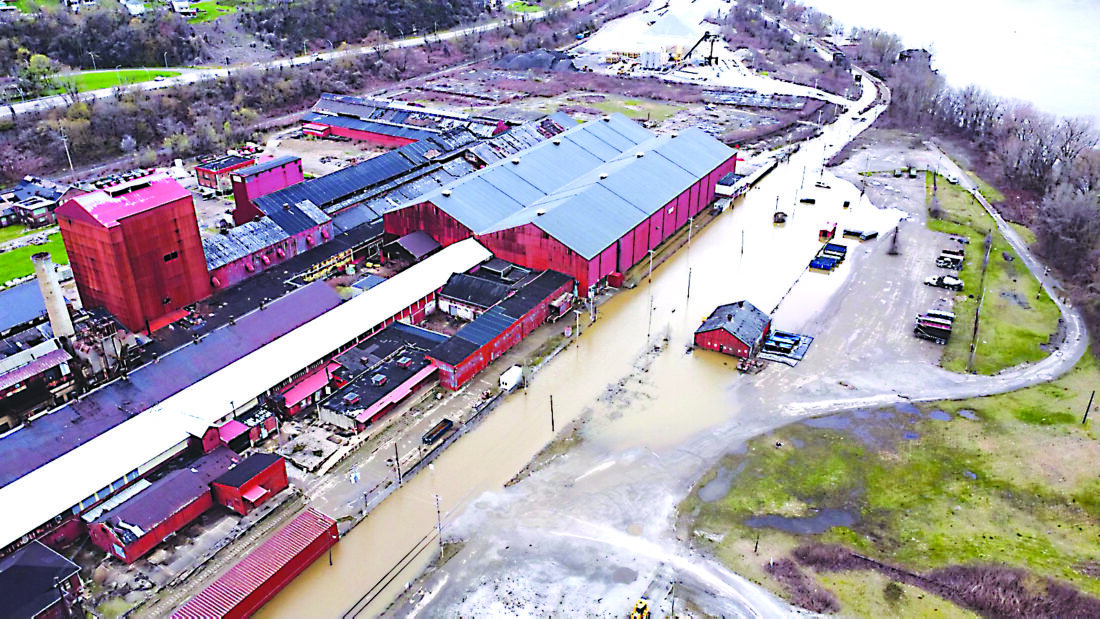 Flood water reaches doors of Austin Master but not waste | News, Sports, Jobs - Vimarsana News